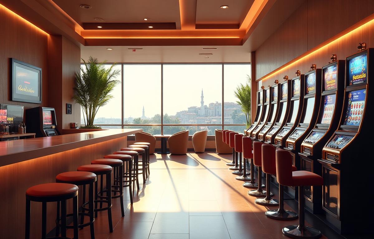 Modern slot bar in Valencia